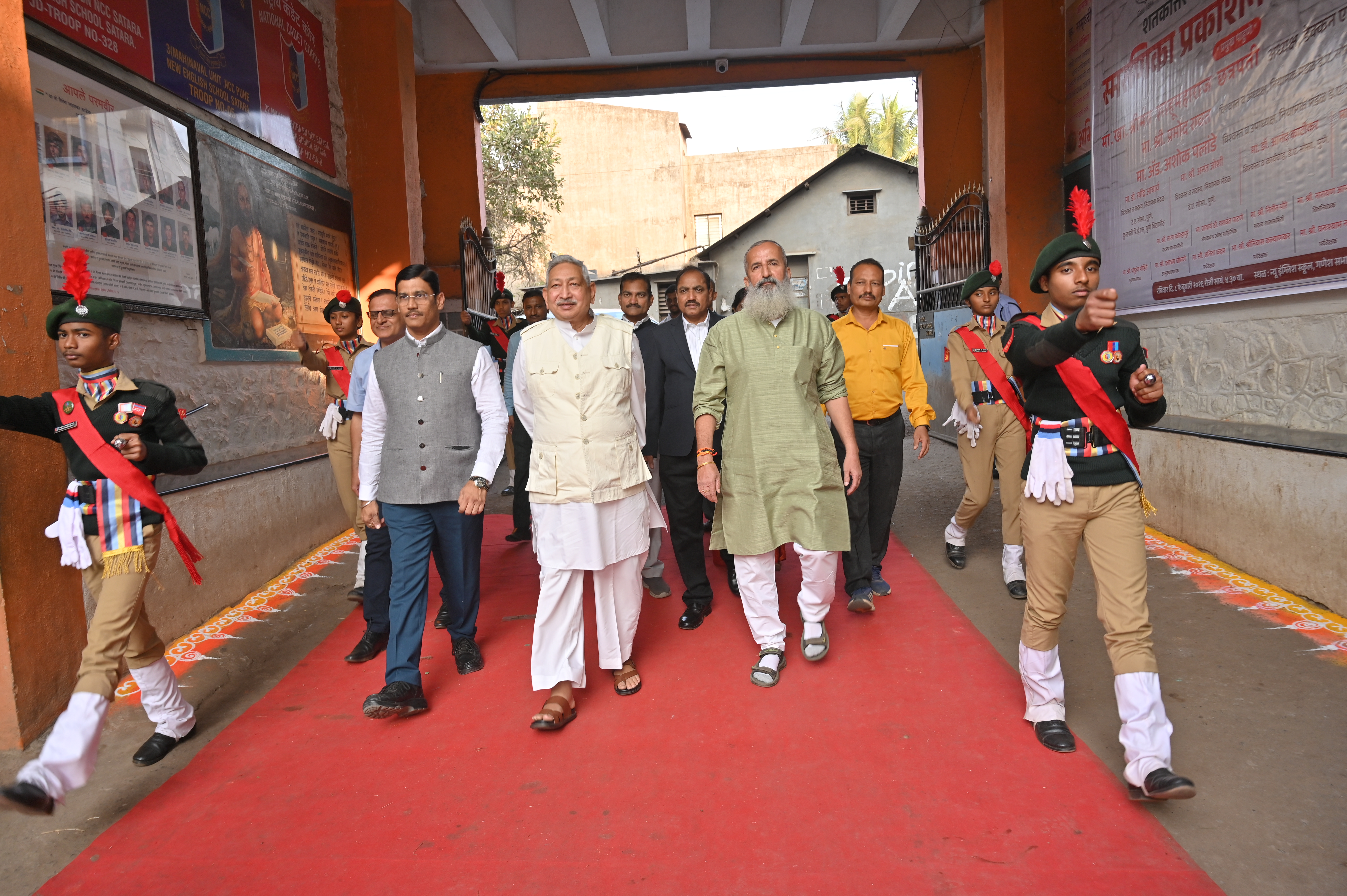 Release of “Dnyanashilpa” at D.E.S's New English School, Satara