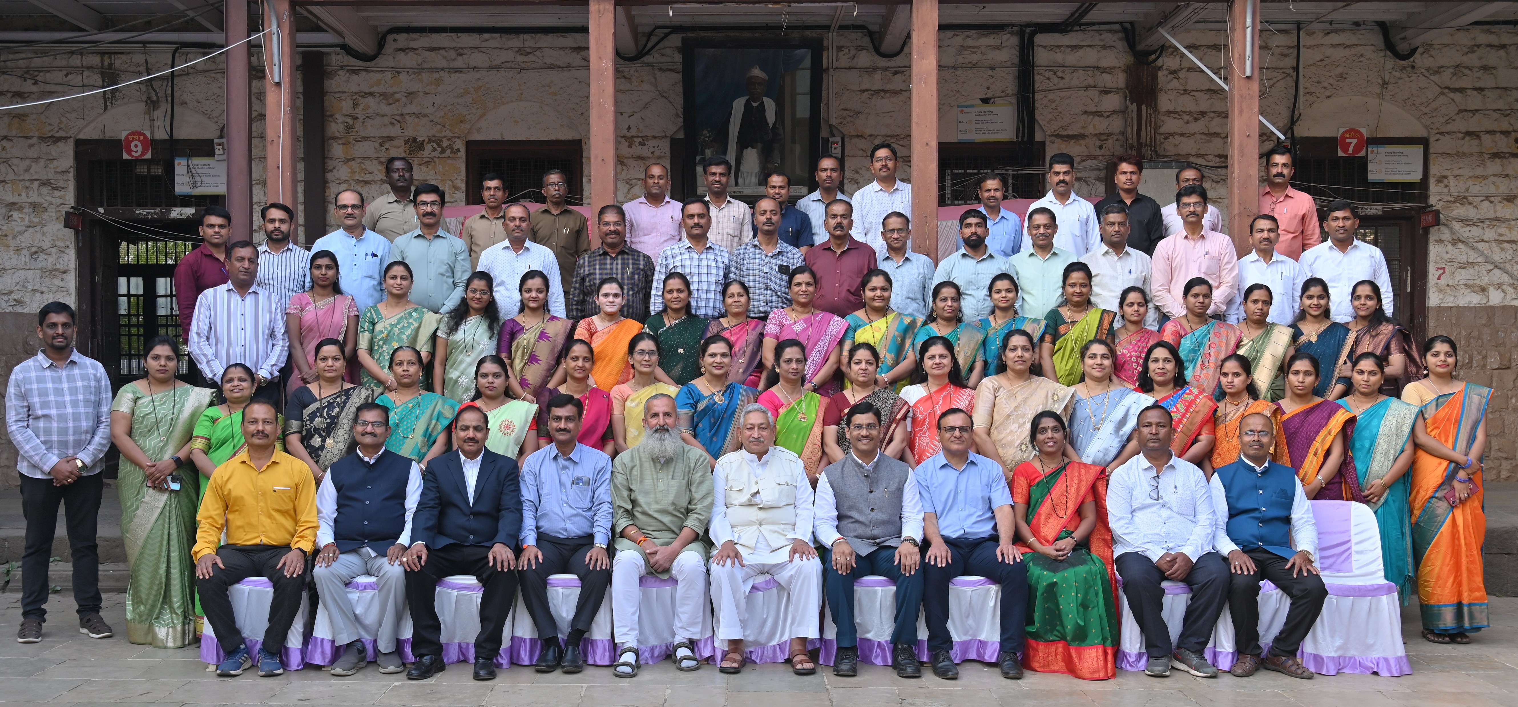 Release of “Dnyanashilpa” at D.E.S's New English School, Satara