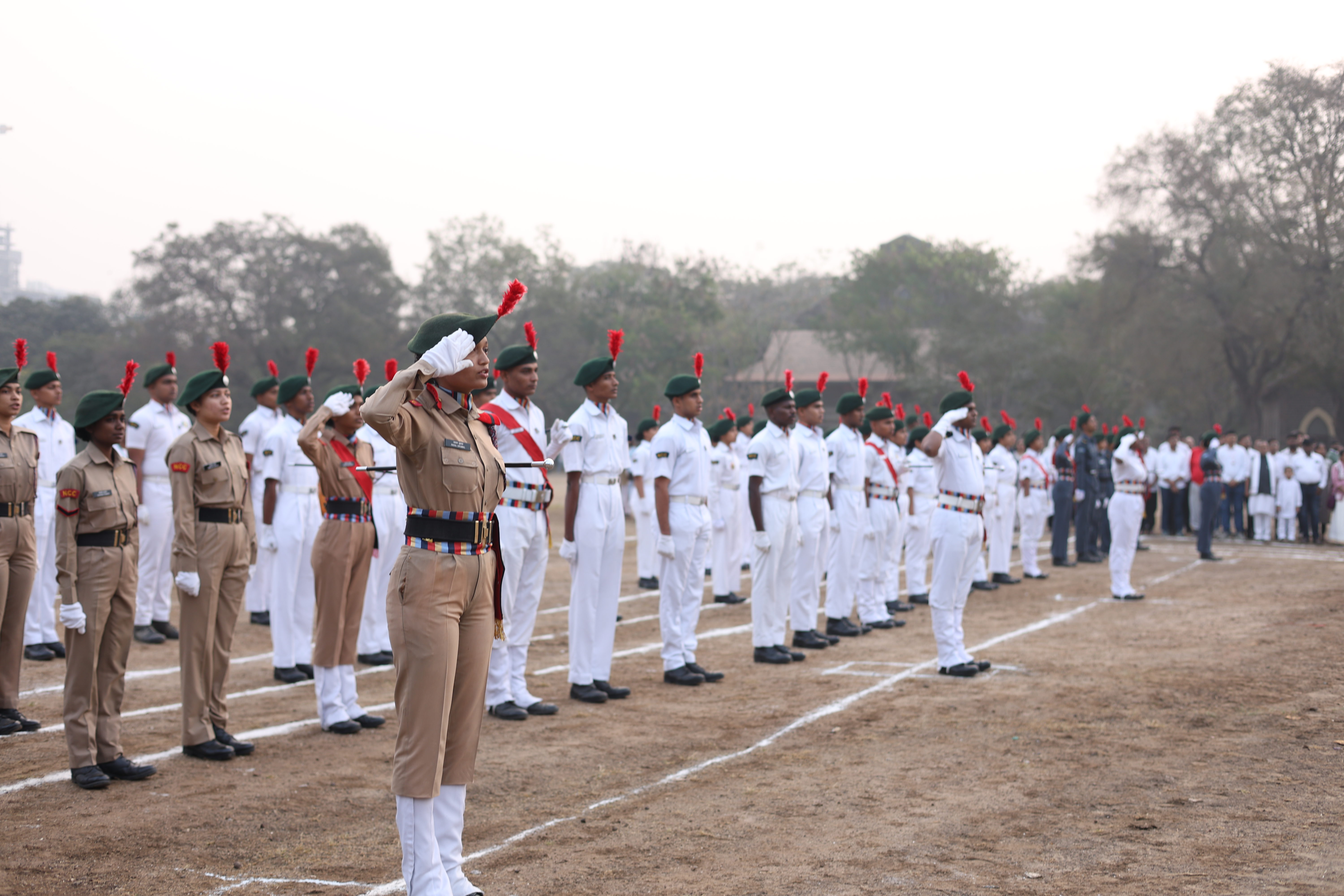 Republic Day Celebration at Fergusson College (Autonomous), Pune