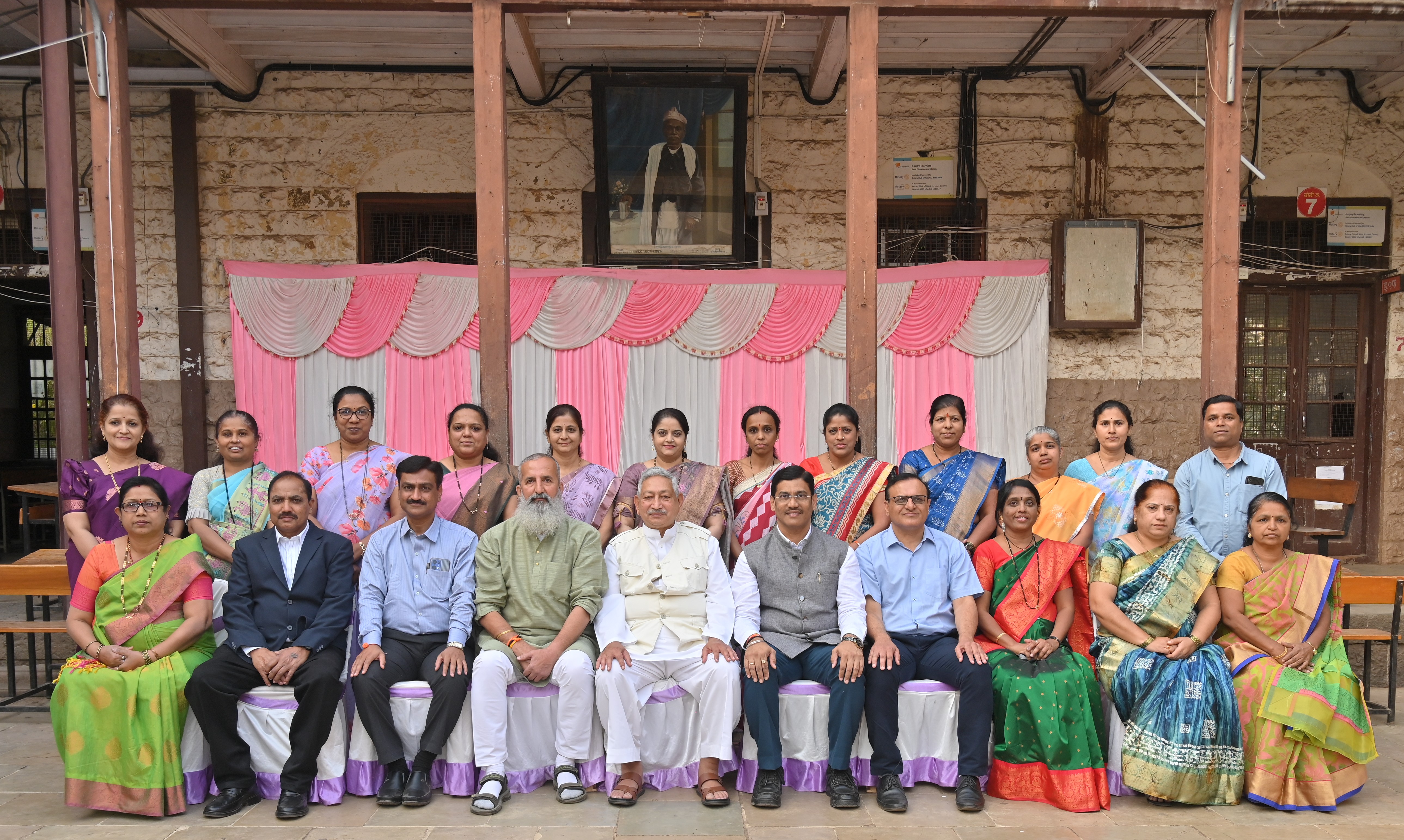 Release of “Dnyanashilpa” at D.E.S's New English School, Satara