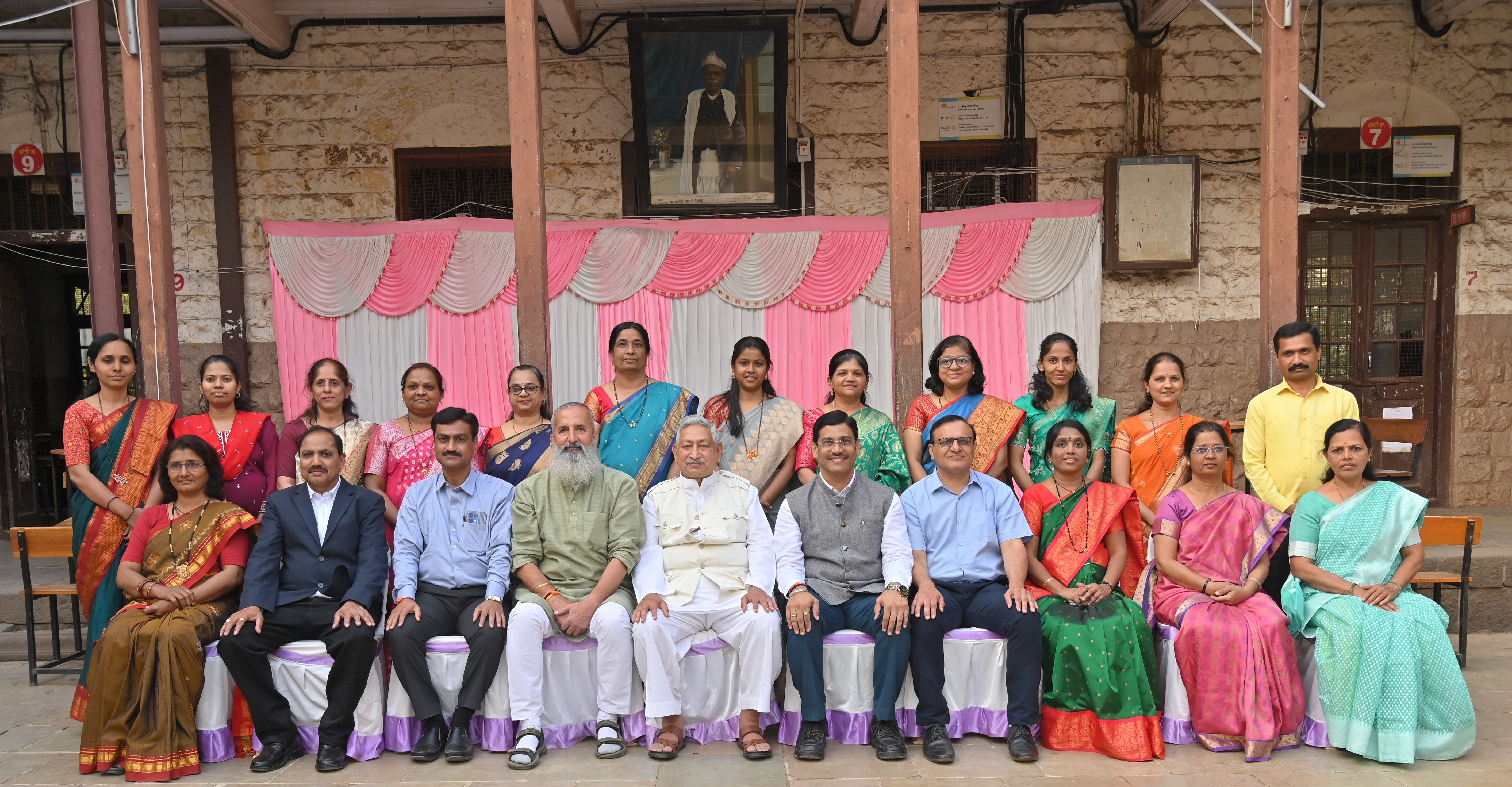Release of “Dnyanashilpa” at D.E.S's New English School, Satara